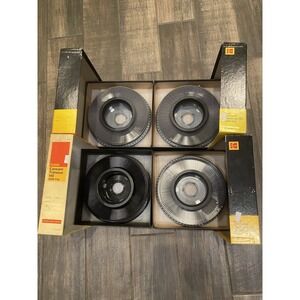 🎞️35mm Lot of 4 Kodak Carousel Transvue Slide Trays w/ Original Boxes 📸